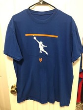 Juan Lagares New York Mets Baseball Men's Blue Shirt Size XL