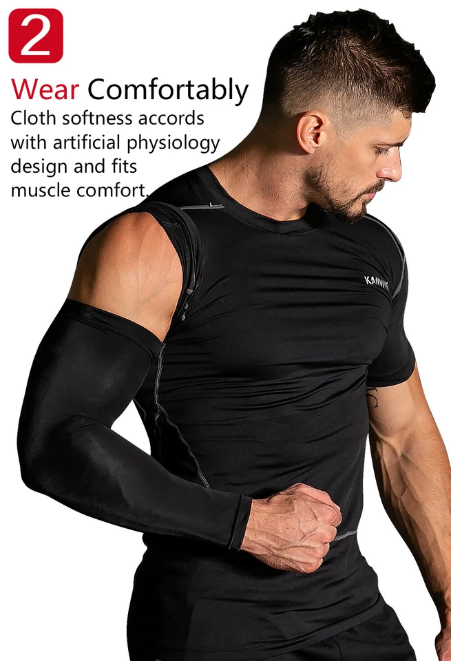 Elbow Brace Compression Support Sleeve Arthritis Tendonitis Reduce Joint Pain US - Image 3 of 4