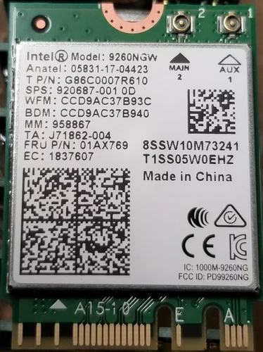 Intel AX200 AX201 AX211 AX210 Killer 6E 9560 BE200 Wi-Fi 7 - Picture 16 of 60