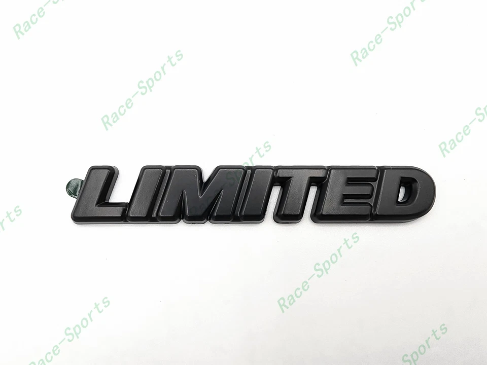 SUPERPOSICIÓN Negro Mate Delantero Trasero Toyota Logo Limited AWD Emblema 2011-2018 Sienna Foto 4 de 4