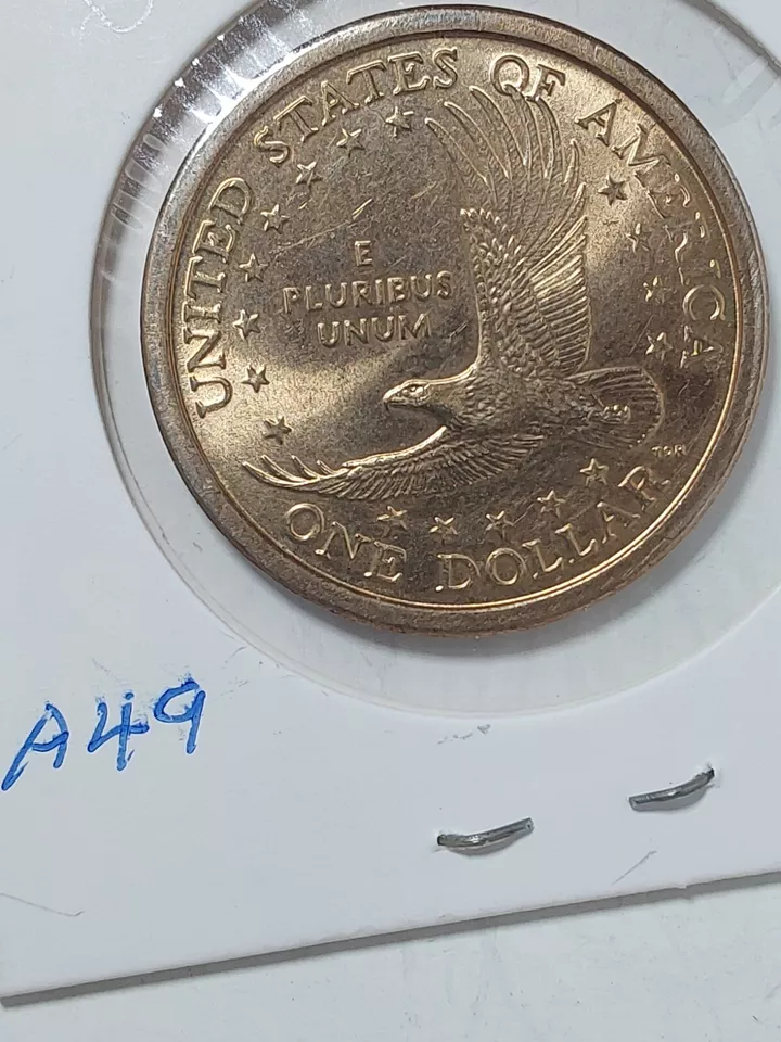 2000-P Sacagawea Dollar Error: Double Die 'America' Double Die 'One Dollar ' - Image 3 of 3