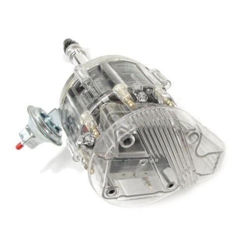 Assault Racing Chevy V8 Clear Cap HEI Distributor 65kv SBC BBC 327