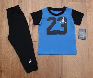 baby blue and white jordan shirt