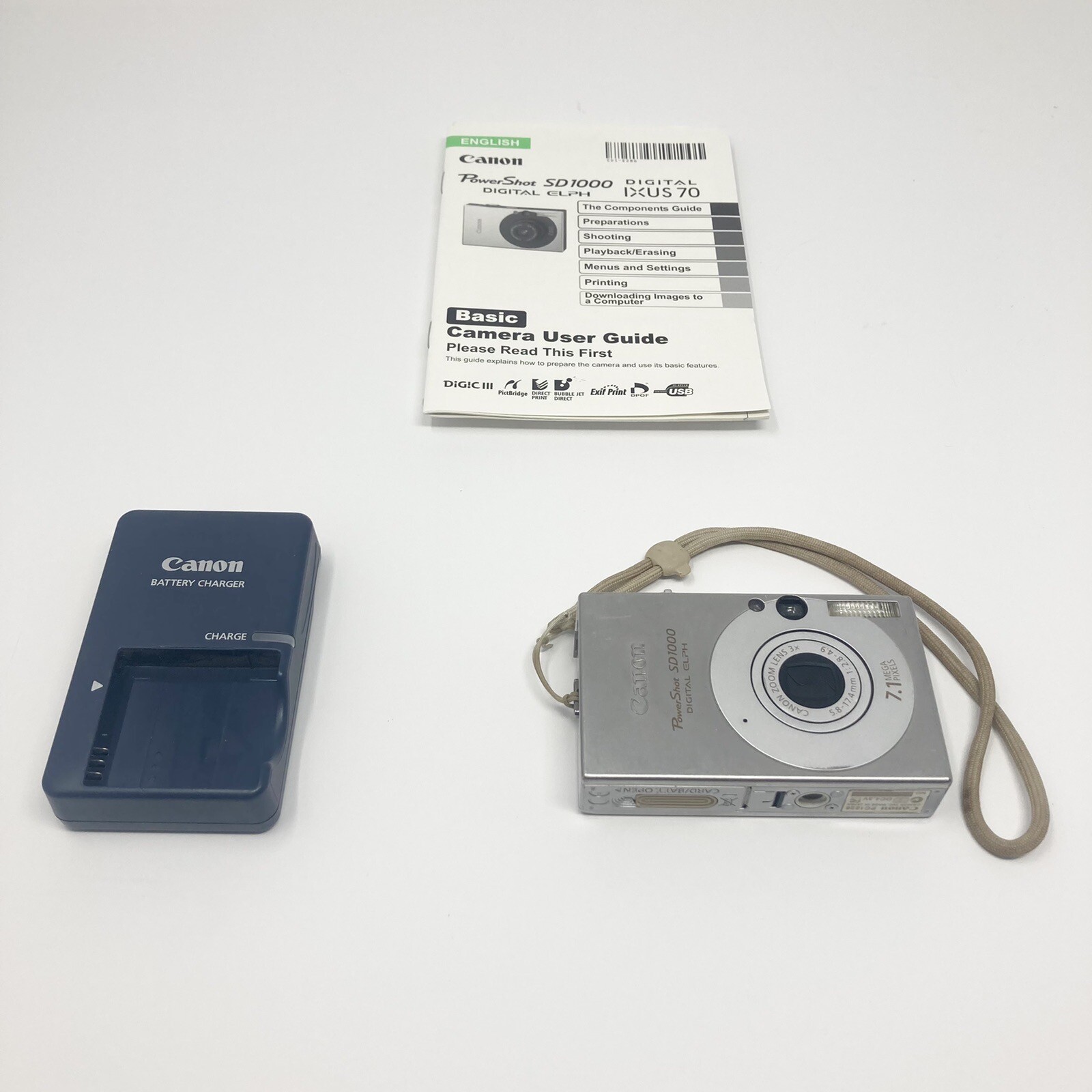 Canon PowerShot ELPH SD1000 PC1228 7.1 MP Compact Digital Camera eBay