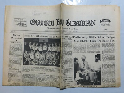 Oyster Bay Guardian New York Newspaper 1971 March 19 OBEN School Doms CYO N2