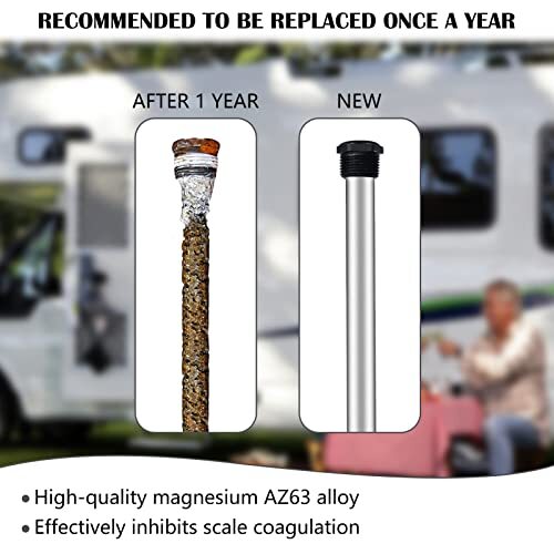 RV Water Heater Anode Rod and Flush Wand Metal RV Water Heater Tank Rinser Flush eBay