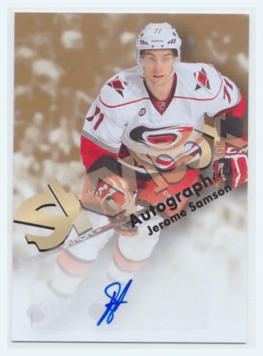 2012-13 Fleer Retro Skybox Premium Autograph Jerome Samson SCHWENNINGEN MÜNCHEN