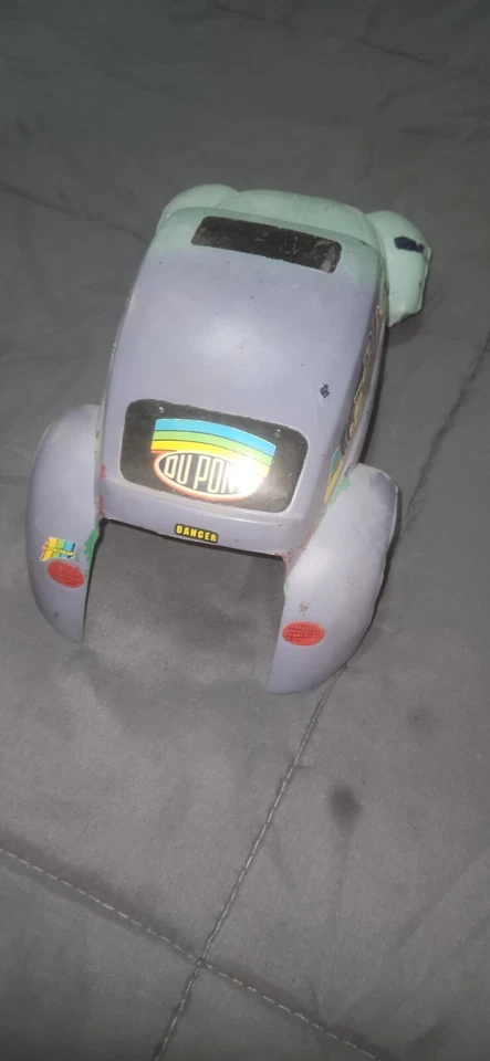 CUSTOM PAINTED VW BAJA BUG BEETLE BODY LOSI, TRUGGY 1/10 SCALE - Image 3 of 4