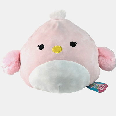 Squishmallows Flip Large Walton Blue Egg Trina Pink Chick 12'' Easter Plush Gift