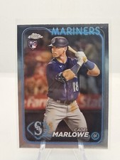 2024 Topps Chrome Cade Marlowe RC ROOKIE CARD #266 Mariners
