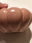 Vintage Pottery Lotus Flower Bowl Planter Scallop Edges Pink 6" — photo 4