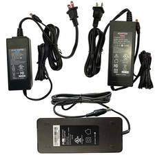 Lot 12V 3A / 5A / 6A w/ 6.4mmX4.4mm UL AC Adapter For LG Samsung LED LCD Monitor