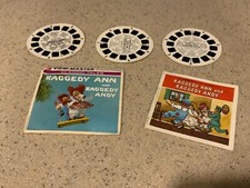 View-Master RAGGEDY ANN and RAGGEDY ANDY B406 - 3 Reel Set,booklet, sleeve