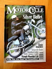 Classic Motorcycle Magazine August 1994 Triumph, Ariel, Raleigh, Enfiled Bullet