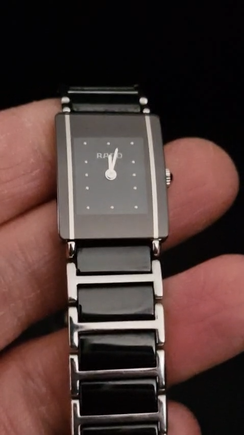 Rado DiaStar 153.0488.3 Square QZ Black Dial Ladies Watch | eBay UK