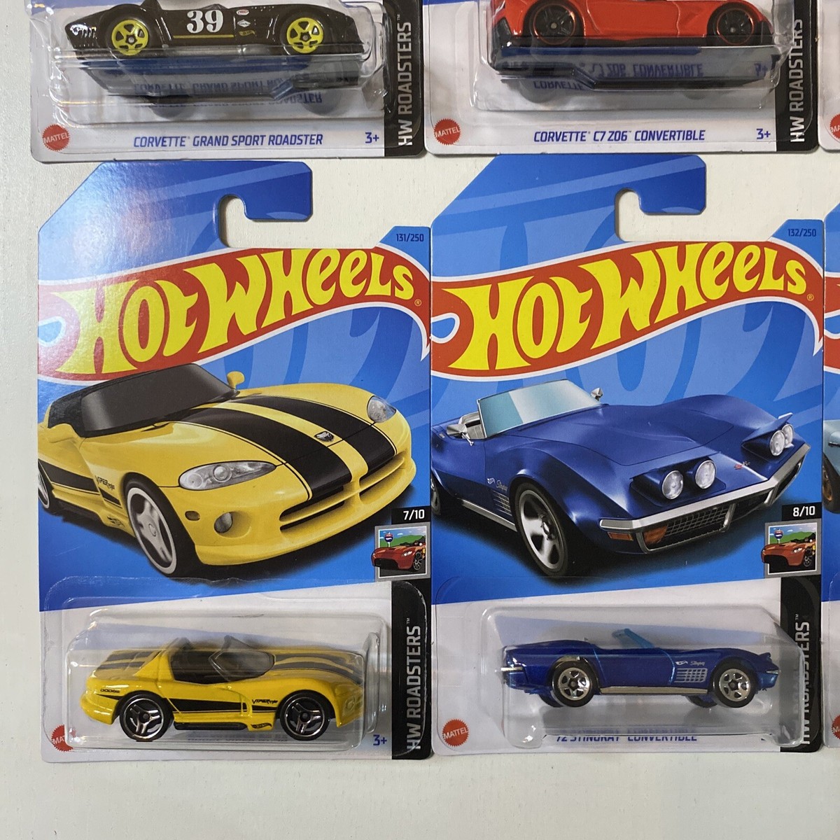 2023 HOT WHEELS HW Roadsters 10 Car Set (inc. Viper