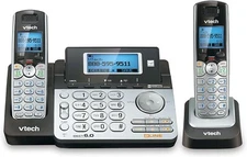 VTech 2-Line Cordless Phone System with Answering Machine & Mailbox 2 Handsets