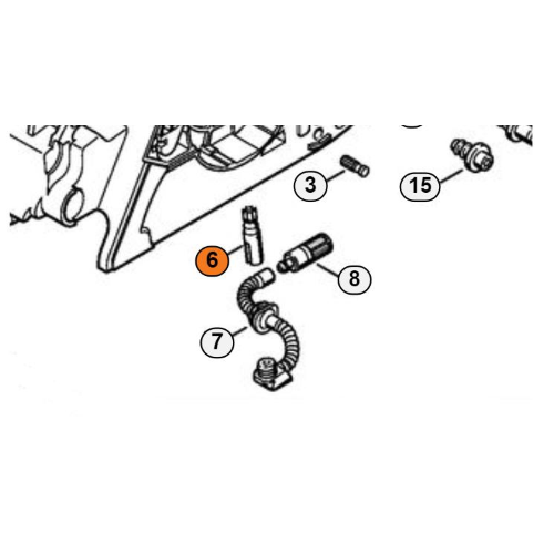 Sägenspezi Coclea Pompa Olio Di Ricambio Per Motosega Stihl MS310 - Accessorio Non Originale - 5