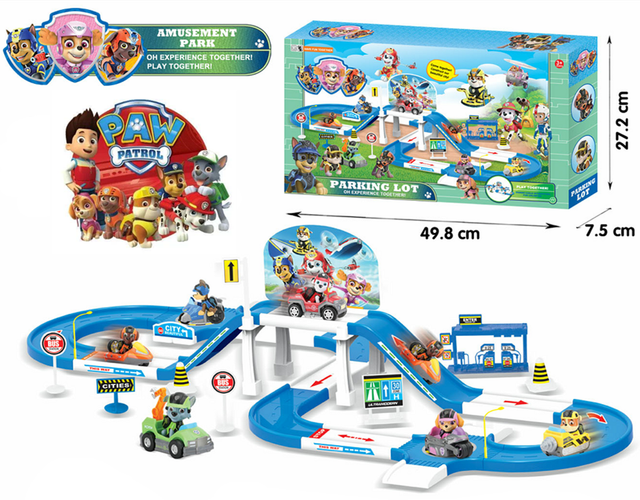 paw patrol parking lot