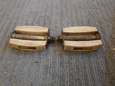 RETRO VINTAGE 70'S WECO WHITE RUBBER BLOCK PEDALS Eroica