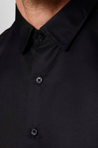 Camisa de vestir ligera ajustada para hombre - perfecta para uso informal y formal inteligente - Imagen 12 de 40