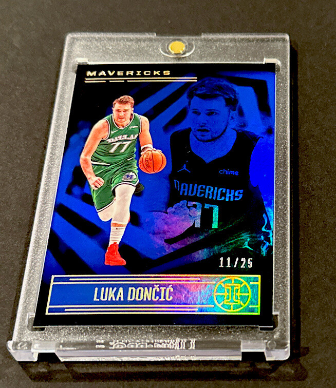 2020-21 PANINI ILLUSIONS LUKA DONCIC BLUE FOIL SSP #’d 11/25!
