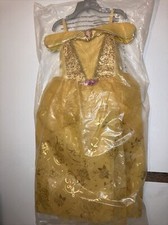 Disney's Beauty and the Beast Belle Ball Gown Costume Size Girl's 9/10-NWT