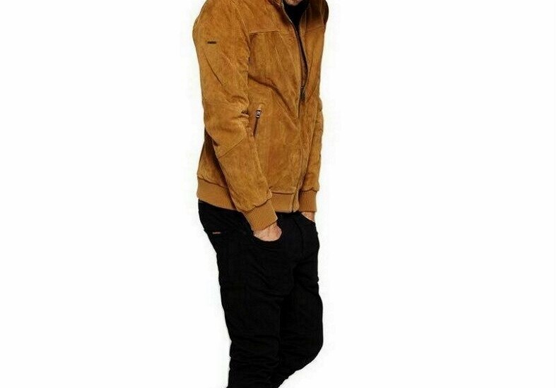 ALTRA Giacca cappotto uomo in vera pelle scamosciata a costine stile classico marrone marrone marrone marrone marrone marrone