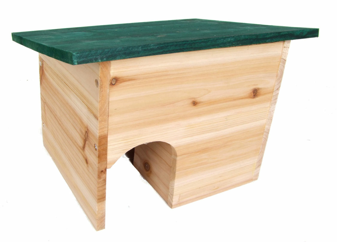 Igelhotel aus Massivholz - Igelhaus stabil - Igelquartier Igel Hütte...
