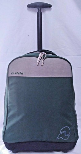 Zaino Trolley Scuola Invicta Ragazzo Bambino Verde Beige Tempo Libero  Viaggio | eBay
