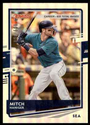 2020 Career Stat Line Mitch Haniger 130/500 Seattle Mariners #100