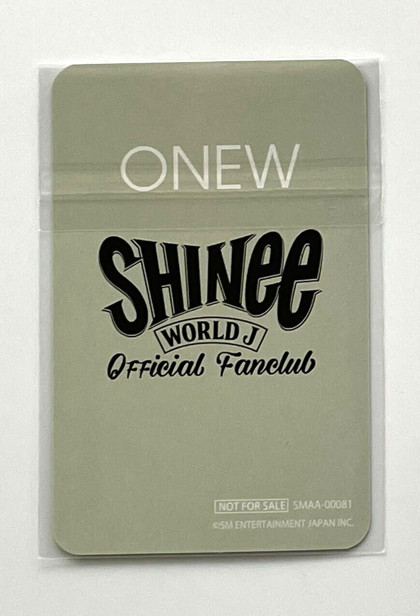 SHINee World J SeeK Vol.20 ONEW Life goes on Japan Fanclub FC