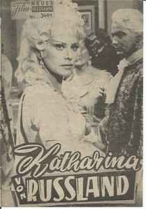  Katharina von Russland 1964 Hildegard Knef Neff AUSTRIA Kino Neues Film Program
