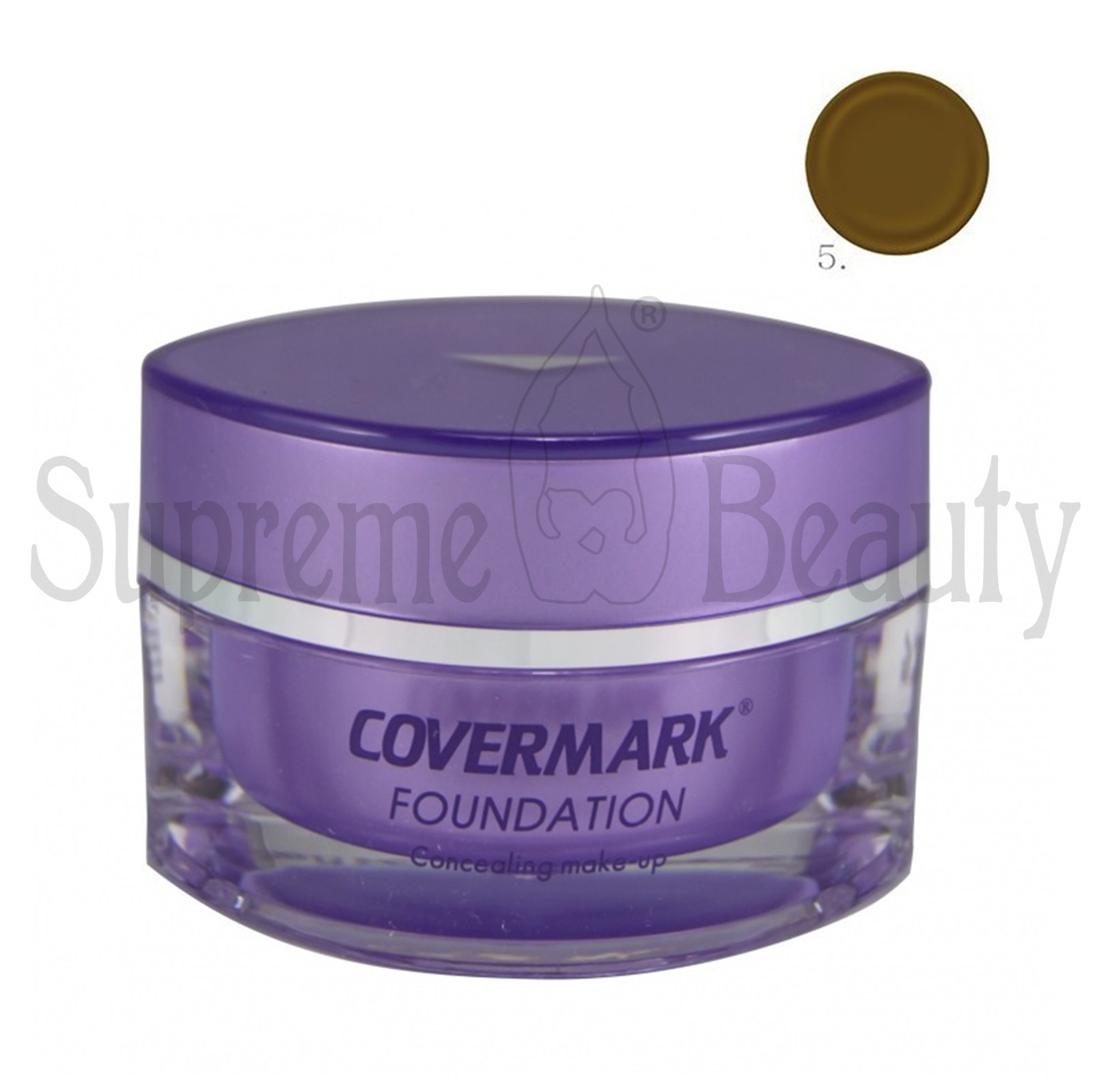 COVERMARK FOUNDATION FONDOTINTA VISO CORPO CAMOUFLAGE ESTETISTE COLORE 5 15 ML
