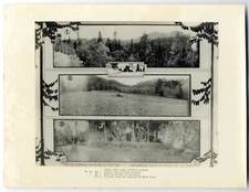 ANTIQUE 1910 PHOTO~ADOLPH SUTRO ESTATE NAPA&LAKE CO. RANCH TROUTDALE,HOME PLACE