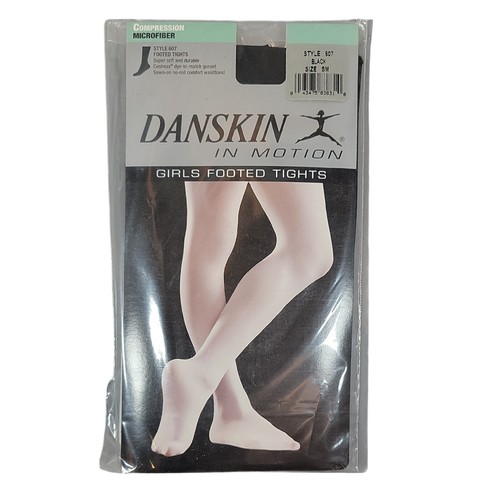 Danskin Little Girls' Footed tights 