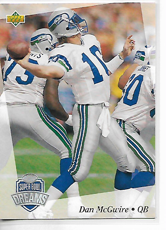 1993 Upper Deck NFL Experience Dan McGwire Card #47