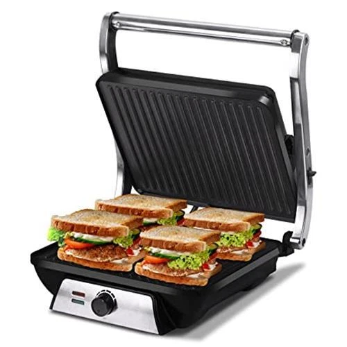 iBELL SM1201G Sandwich Maker Grill and Toast Electric, 2000W, Big Size+Free  Ship