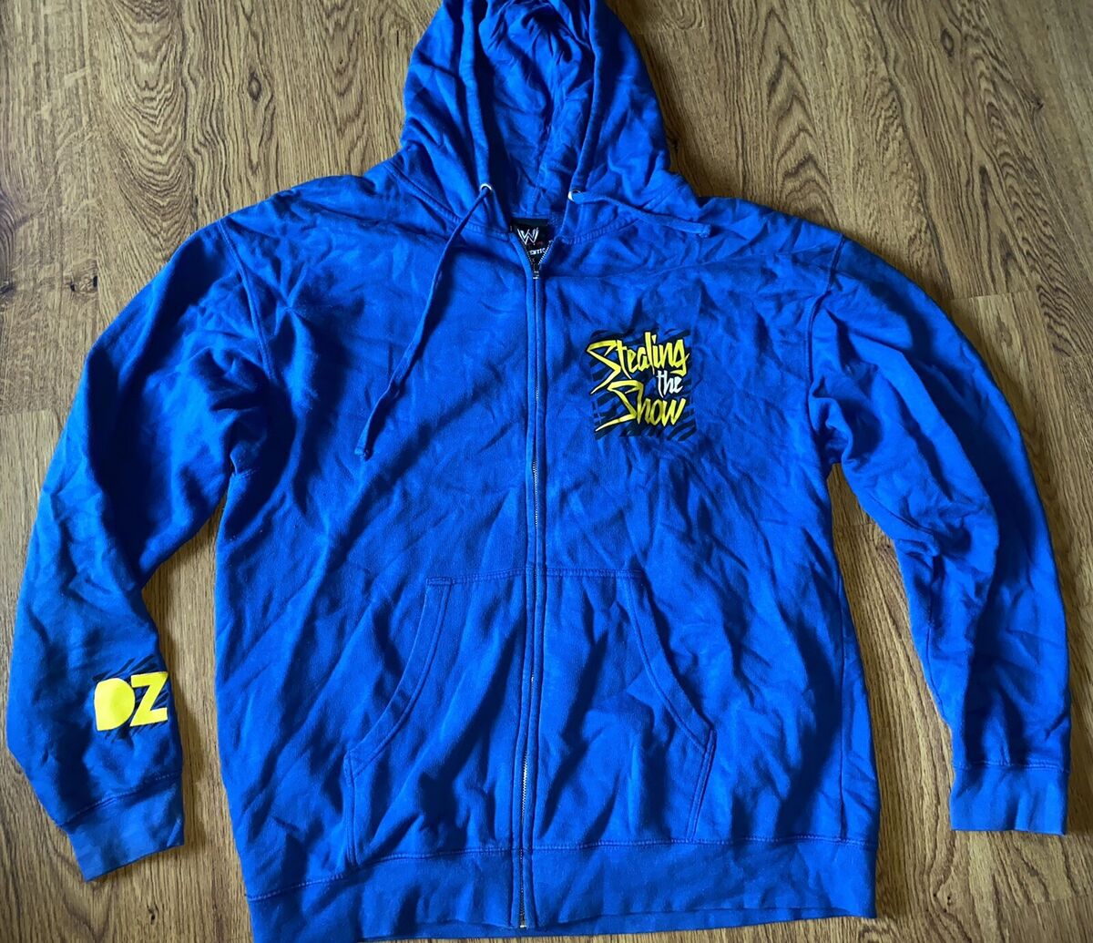 Vintage WWE Authentic Dolph Ziggler Full Zip Hoodie Vintage WWE Authentic Dolph Ziggler Full Zip Hoodie