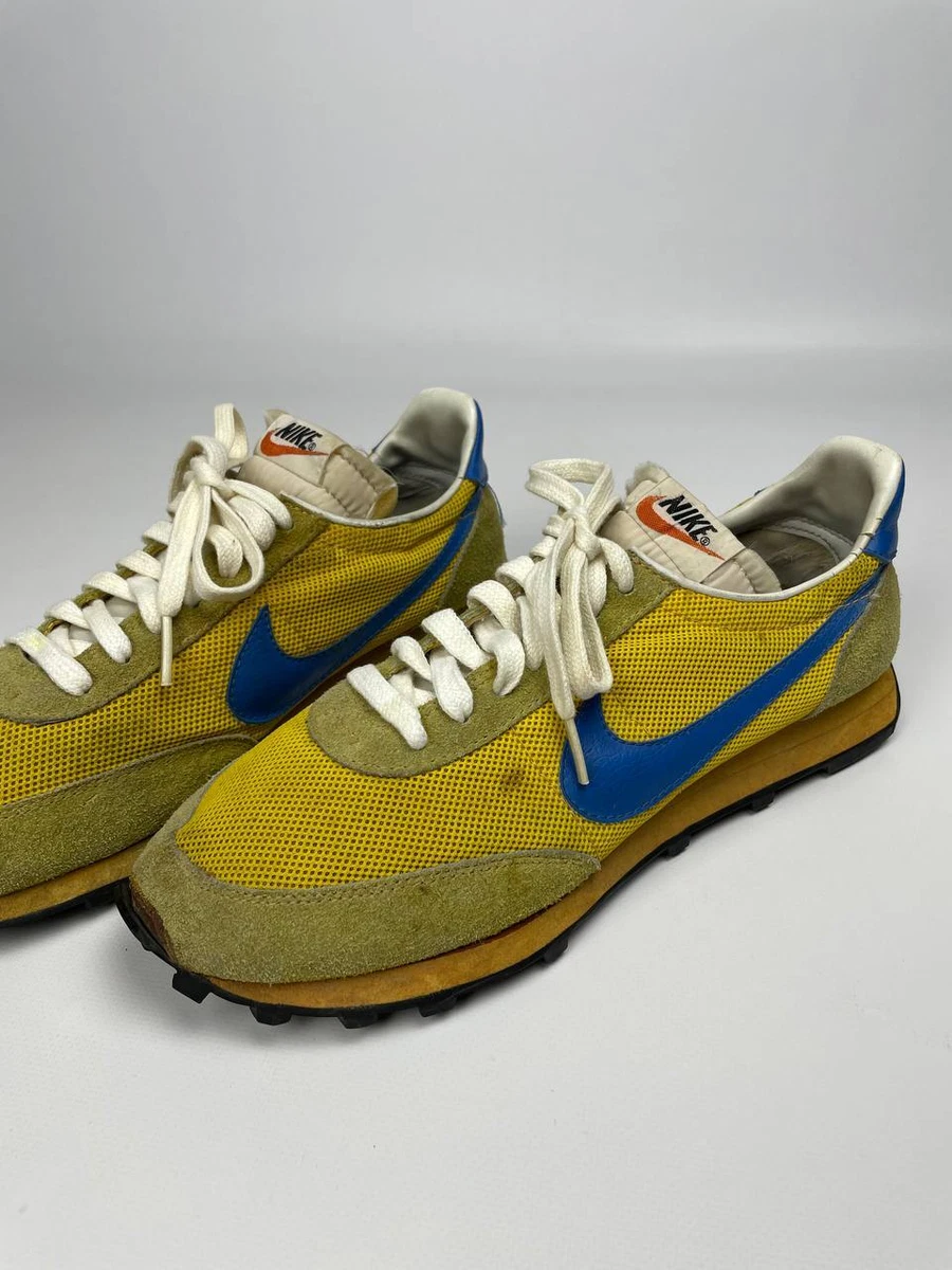 Vintage Men&#039;s Nike LDV Distance Retro Shoes Yellow/Blue Size 42 | eBay