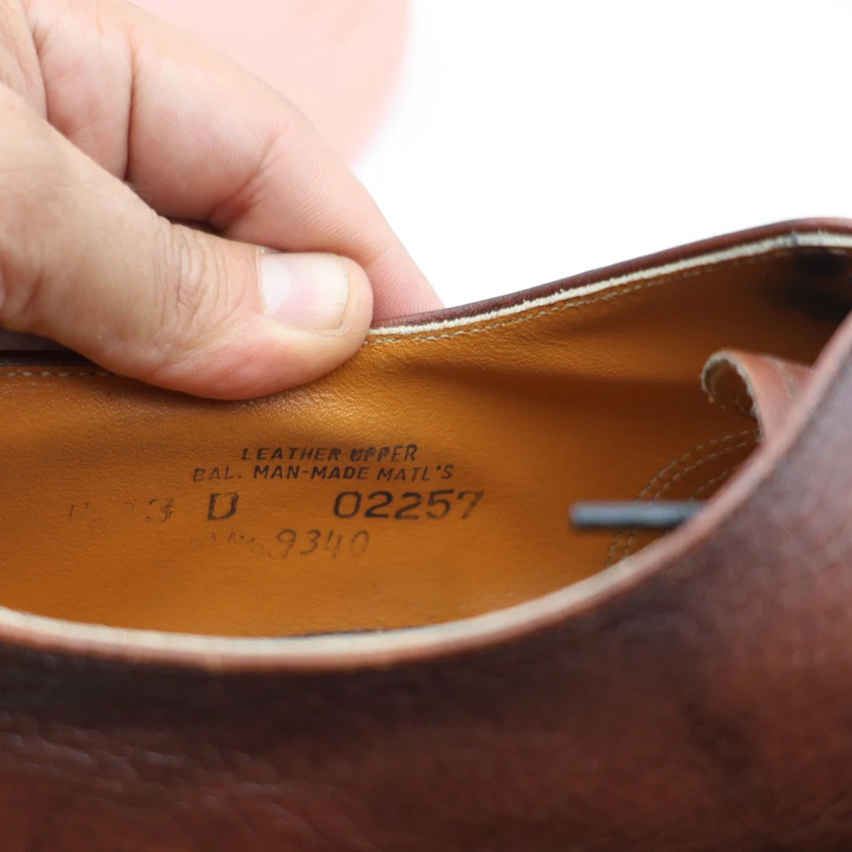 Red Wing Postman Herren Größe 13 D Mokassinnaht Braun Leder 9340 Hergestellt in den USA - Bild 3 von 4