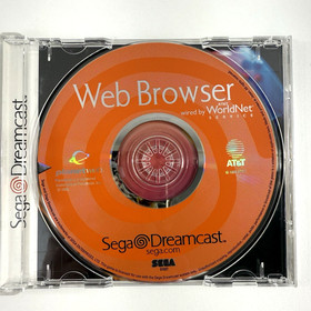 SEGA Dreamcast Web Browser (Sega Dreamcast, 1999) Disc, Case, Manual - Tested