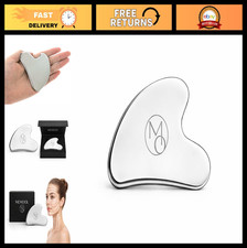 Stainless Steel Gua Sha Tool for Facial Massage, Jawline Sculpting Lymphatic D