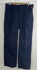 Bulwark Pants Mens 36x30 Navy FR IQ Series Cargo Work Flame Resistant Safety