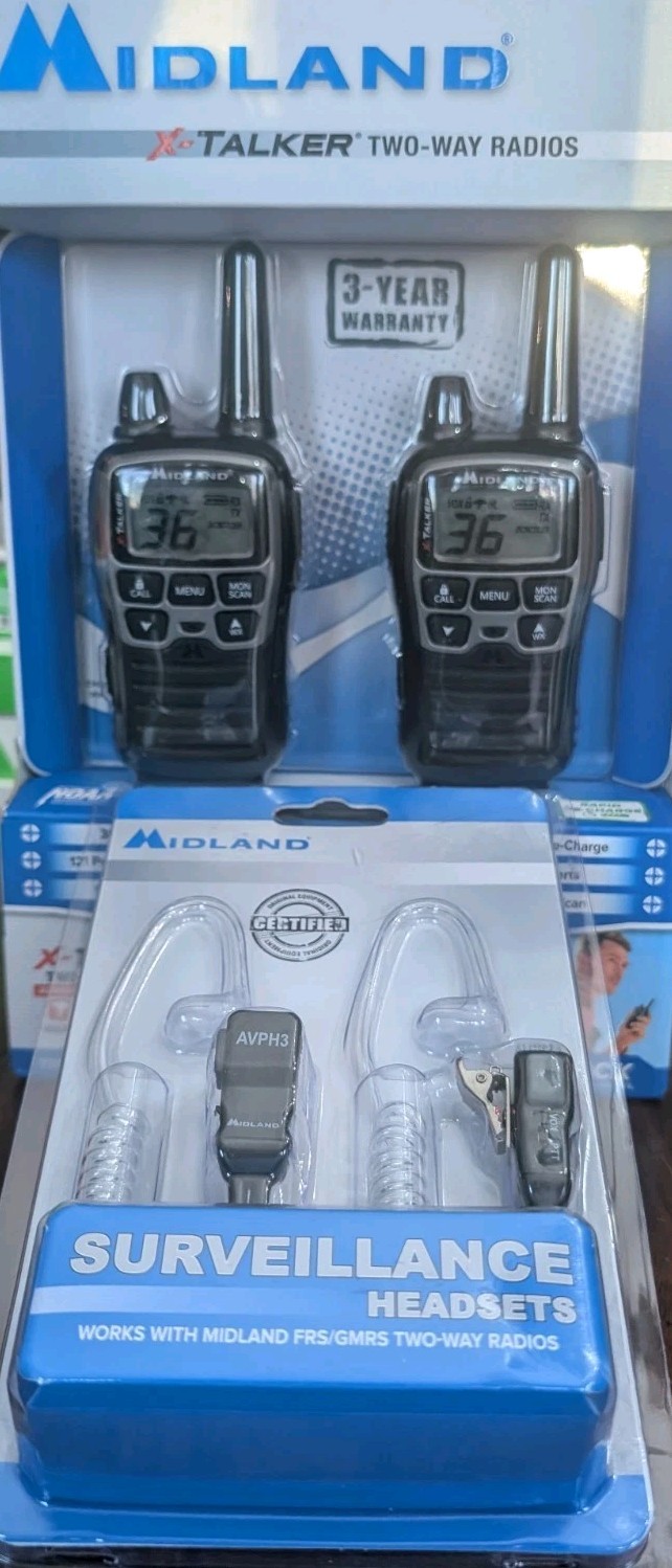 Midland X-Talker T71VP3 Walkie Talkies 36 Channel 38 Mile Ra