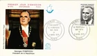 Dr Jim Stamps France 1975 President Pompidou First Day Cover