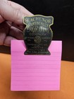 Vintage Brass Teachenor-Bartberger Engraving Co. Advertising Paper Clip — photo 9