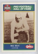 1990 Swell Pro Football Hall of Fame Mel Hein #7 HOF 0f8