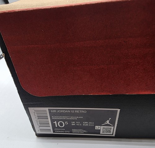 Air Jordan 12 Retro University Gold Herren Größe 10,5 Turnschuhe 130690-070 - Bild 10 von 10