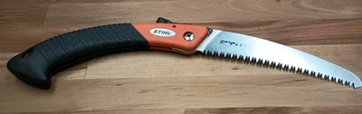 Stihl Stahl klappbare Astsäge scharfes grobes Blatt mit Feststellmechanismus - Bild 1 von 4
